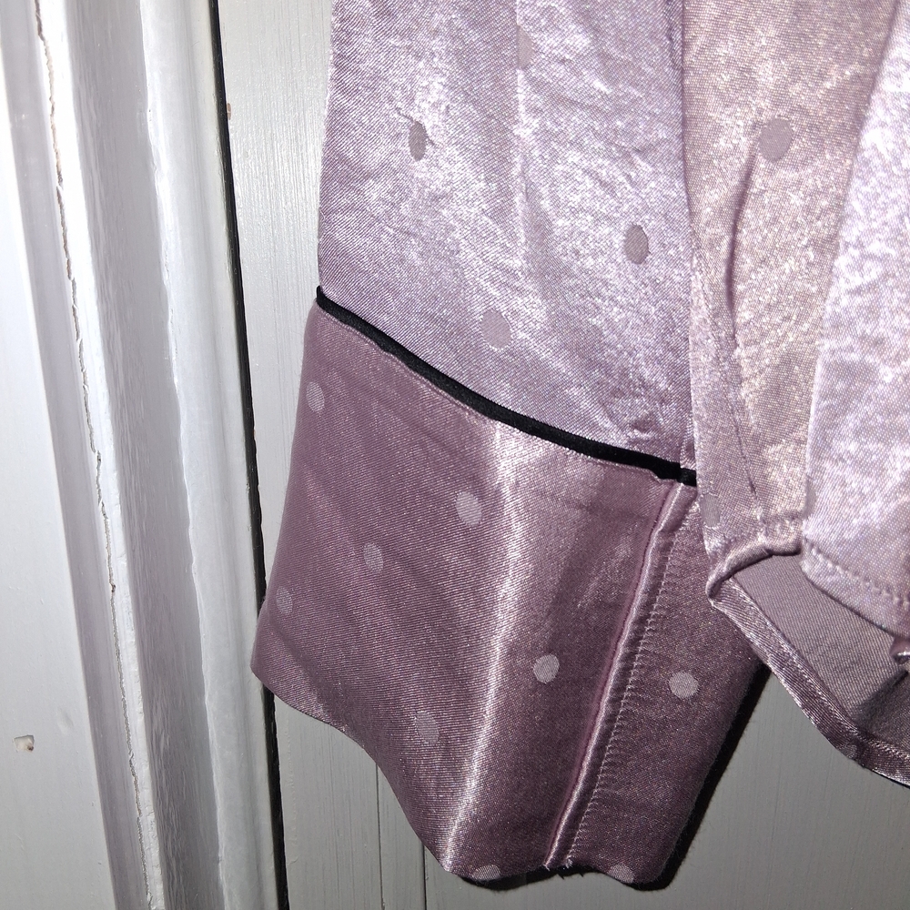 Victoria's Secret Light Pink Satin Pajama Top - Picture 3 of 10